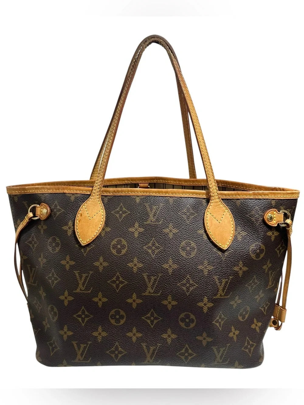 Louis Vuitton Monogram & Vachetta Leather Neverfull PM Tote - Picture 3 of 16